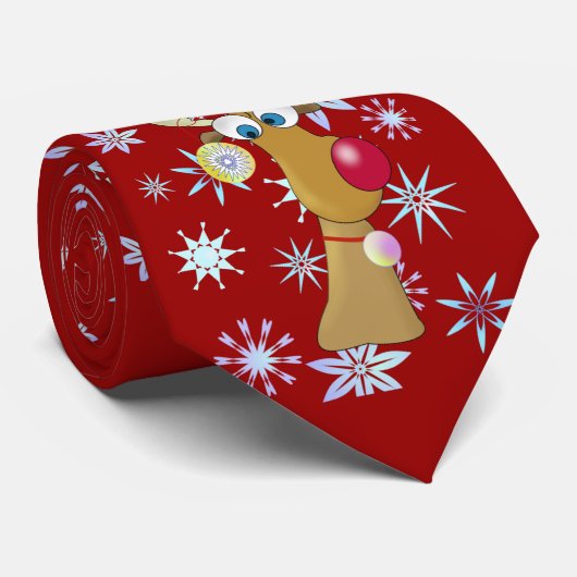 Stropdas voor kerstmis (Opgerold)