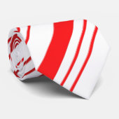 Stropdas voor kerstmis met snoepriet (Opgerold)