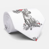 Stropdas voor kerstmis met Whimsical Alaska (Opgerold)