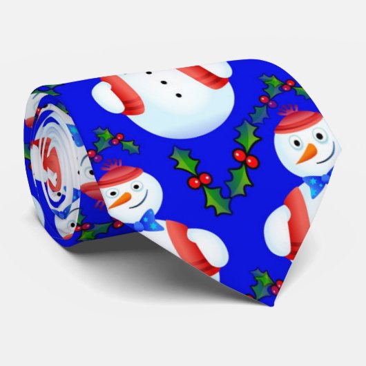 stropdas voor kerstsneeuwpoppen (Opgerold)