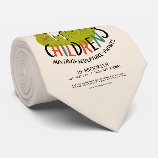  stropdas voor kinderkunst (Opgerold)