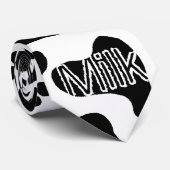 Stropdas voor Man met melkkoe (Opgerold)