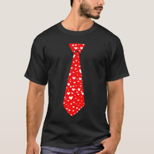 Stropdas voor mannen Kinder Valentijnsdag T-shirt
