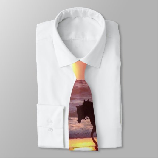 Stropdas voor paardenzonsondergang (Gebonden)