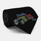 Stropdas voor papa en ik Tractors (Opgerold)