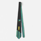 Stropdas voor persoonlijk BAHAMIAN FLAG Monogram (Voorkant)