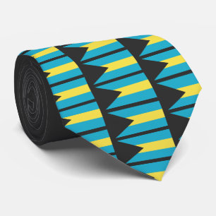 Stropdas voor persoonlijk BAHAMIAN FLAG Monogram