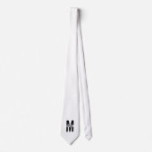 Stropdas voor persoonlijk monogram en naam (Voorkant)