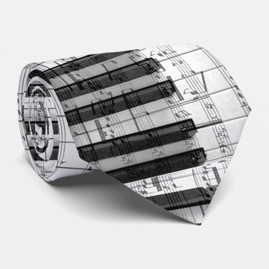 stropdas voor pianamuziek (Opgerold)