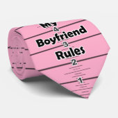 Stropdas voor regelgeving - "Mijn vriendjesregels" (Opgerold)