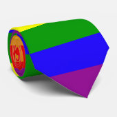 Stropdas voor regenboogpride - gestreept (Opgerold)