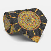 Stropdas voor rode en gele prickly Pear Cactus Man (Opgerold)