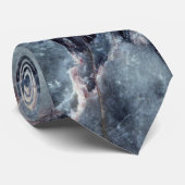 Stropdas voor rokerblauwe marmer 2 (Opgerold)