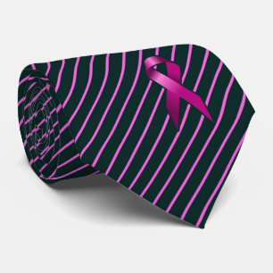 Stropdas voor roze lint borstkankerbewustwording