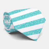 Stropdas voor spinkelvormig glitter-look Stripes (Opgerold)