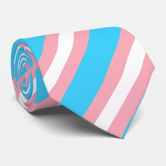 Stropdas voor transgendervlag (Opgerold)