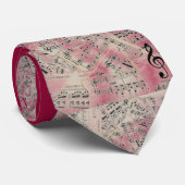 Stropdas voor  vel muziek (Opgerold)