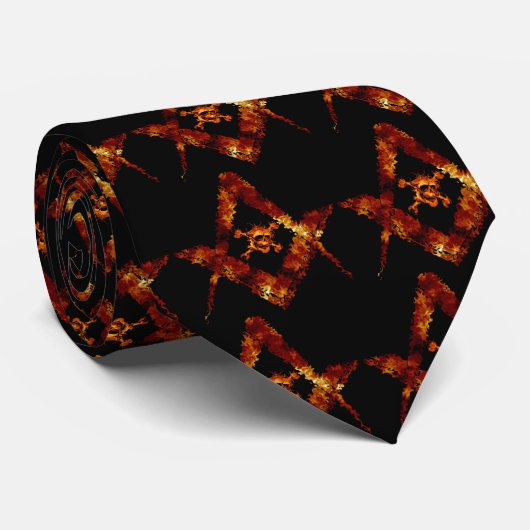 Stropdas voor vierkant en kompas (Opgerold)