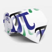 Stropdas voor Wiskunde met pi-symbool (Opgerold)
