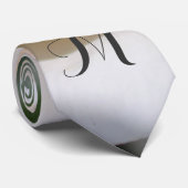 stropdas voor witte rozenbloem. (Opgerold)