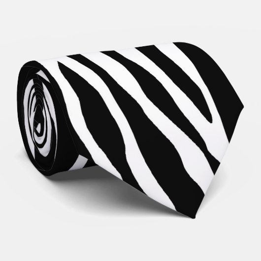 Stropdas voor zebrapatronen voor dierlijke afdruk (Opgerold)