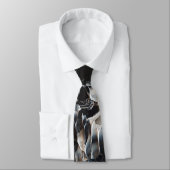 Stropdas voor zwart-wit deco-kunst (Gebonden)