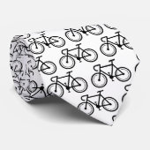 Stropdas voor zwart-witafdrukken voor fietsers (Opgerold)