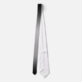 Stropdas voor zwarte en witte gradiënt (Achterkant)