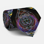 stropdas Vortex 'Lectric Geometric Pattern (Opgerold)