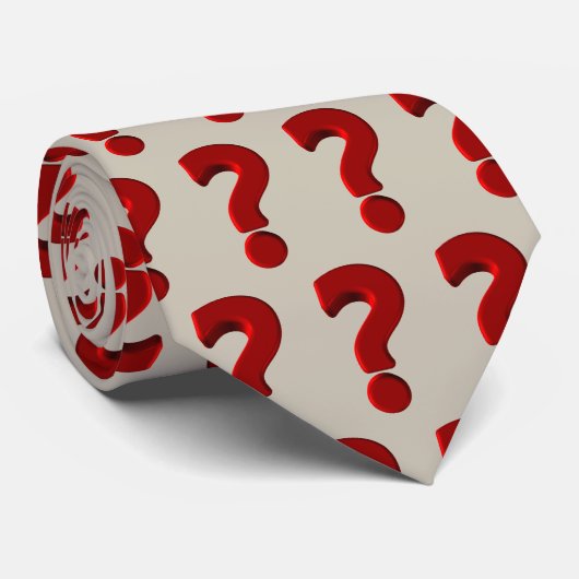 Stropdas Vragen (Opgerold)