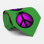 Stropdas, vredesladybugs-regenboogkleuren passen d stropdas (Opgerold)