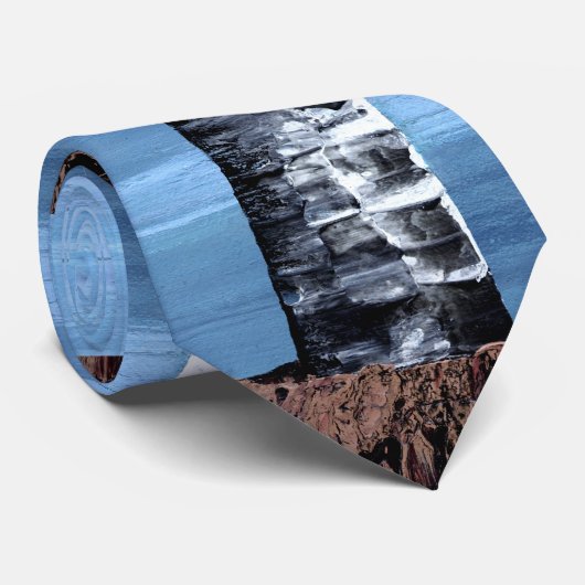 Stropdas vuurtoren (ontwerp 2) (Opgerold)