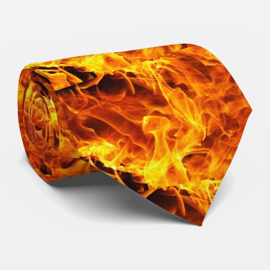 Stropdas warm ontvlammen (Opgerold)
