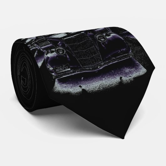 Stropdas, warme weg, Mannen nektie, zwarte grijs Stropdas (Opgerold)