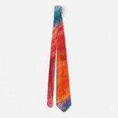 Stropdas waterverf regenboogMannen (Achterkant)