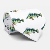 Stropdas - Waterverf Serie: Perch (Opgerold)