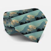 Stropdas: Winter Mt. Rainier Stropdas (Opgerold)