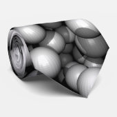 Stropdas Witte bollen (Opgerold)