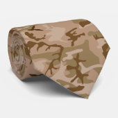 Stropdas woestijnzand Camouflage (Opgerold)