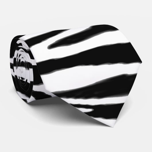 Stropdas Zebra Print (Opgerold)