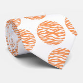 Stropdas Zebra Print Polka Dots (Opgerold)