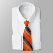 Stropdas, zeilboot op Sunset, Oranje hemel Stropdas (Gebonden)