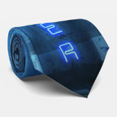 Stropdas Zizzago Street Art Danger Urban Grunge (Opgerold)