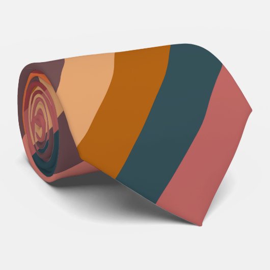 Stropdas Zonnestaffels Waterverf (Opgerold)