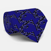 Stropdas zwaan - blauw (Opgerold)
