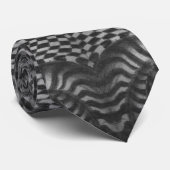 Stropdas, zwart en wit stropdas (Opgerold)