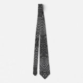 Stropdas, zwart en wit stropdas (Achterkant)