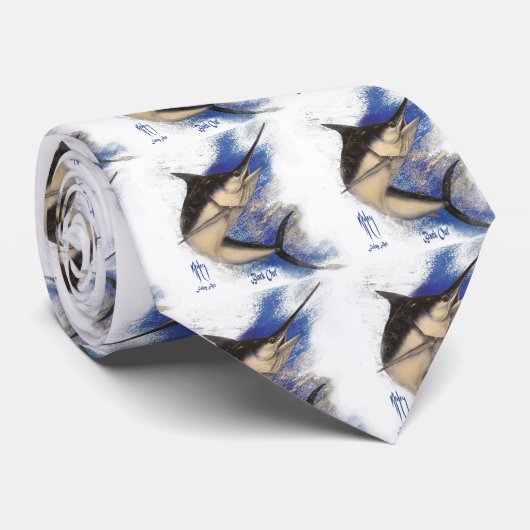 stropdas 'Zwart uit' (Opgerold)