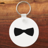 stropdas zwarte boog sleutelhanger (Voorkant)