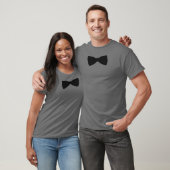 stropdas zwarte boog t-shirt (Unisex)